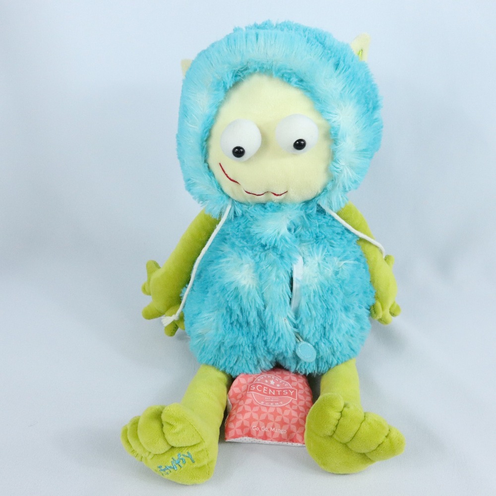 Scentsy Buddy Gilly the Alien Stuffed Plush Monster with Mango Scent Pak